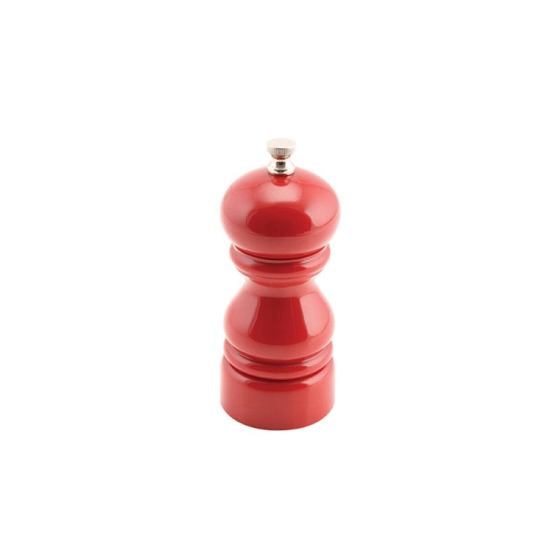 Genware Salt Or Pepper Grinder Red 12.7cm