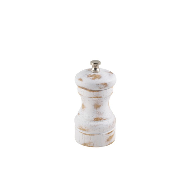 White Wash Salt/ Pepper Grinder 10cm
