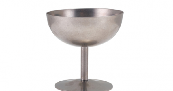 GenWare Vintage Steel Stemmed Sundae Cup 10cm