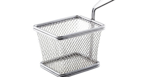 Serving Fry Basket Rectangular 12.5 X 10 X 8.5cm