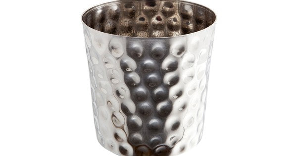 Hammered Stainless Steel Serving Cup 8.5 x 8.5cm