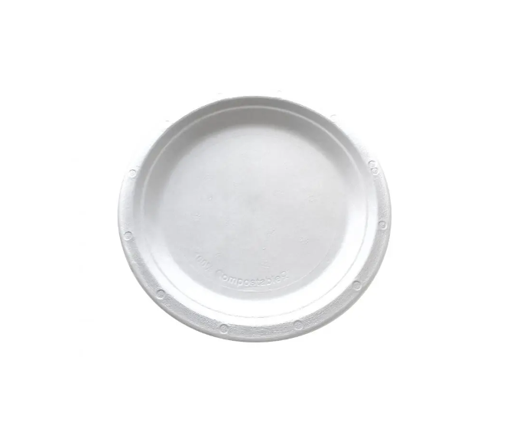 7" Bagasse Round Plate (20x50`s)