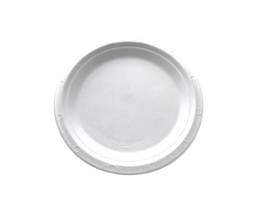 9" Bagasse Round Plate (10x50`s)