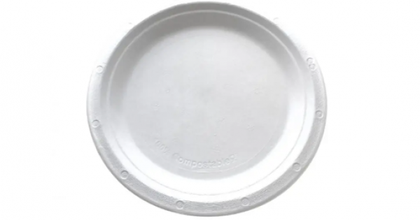 9" Bagasse Round Plate (10x50`s)