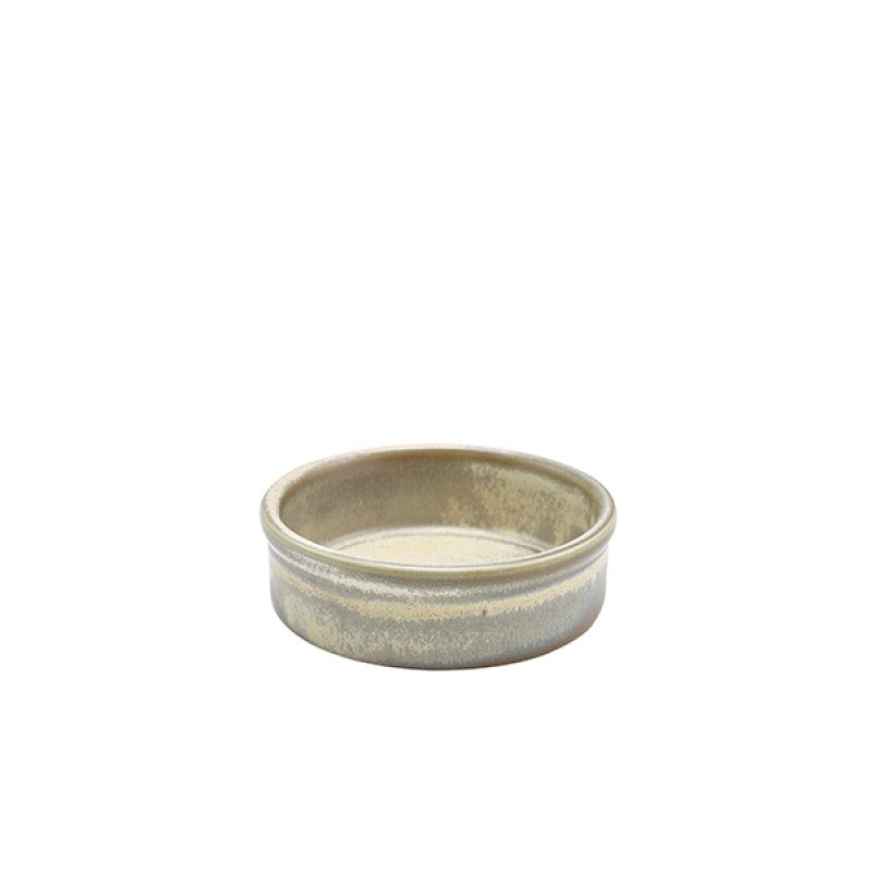 Terra Porcelain Matt Grey Tapas Dish 10cm