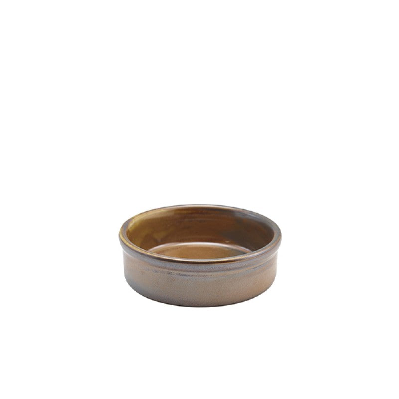 Terra Porcelain Rustic Copper Tapas Dish 10cm