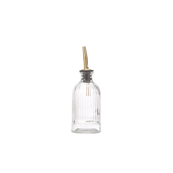 Glass Striped Bitters/Oil Bottle 22cl/7.75oz