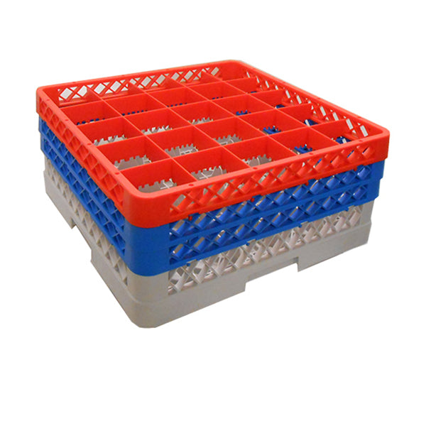 Genware 25 Comp Glass Rack With 3 Extenders