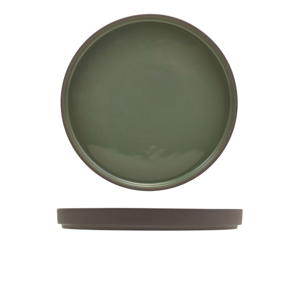 Kava Porcelain Green Presentation Plate 25cm