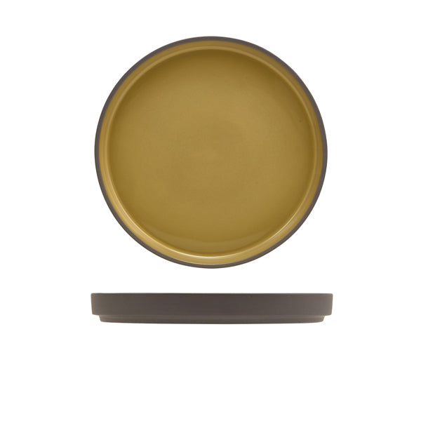 Kava Porcelain Yellow Presentation Plate 20cm