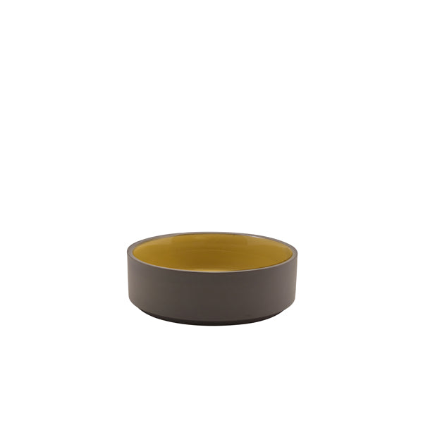 Kava Porcelain Yellow Presentation Bowl 13cm