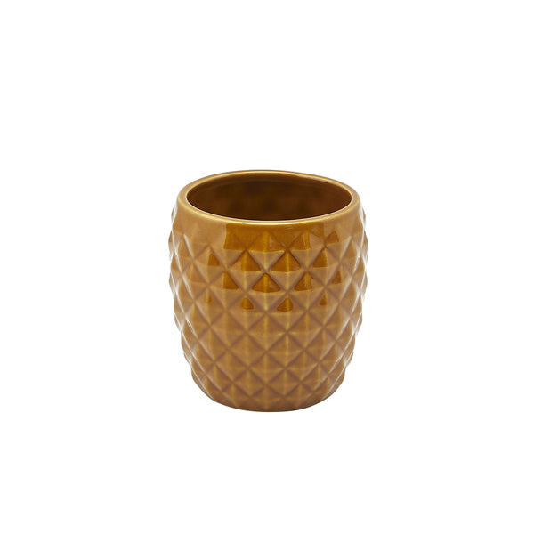 Genware Brown Pineapple Tiki Mug 40cl/ 14oz