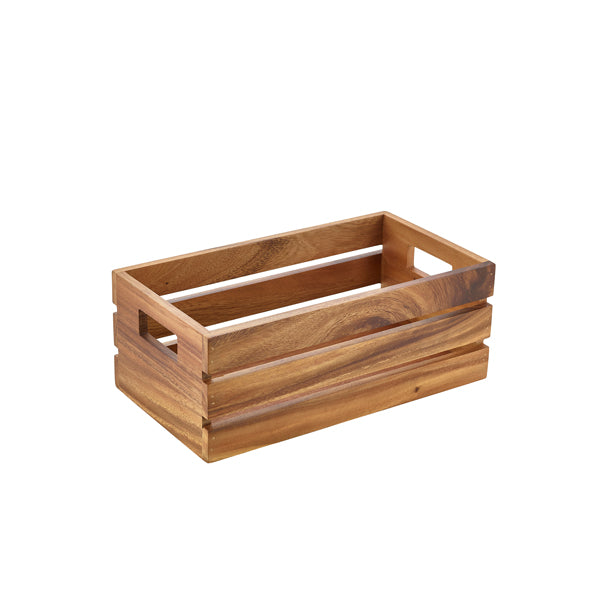 Genware Acacia Wood Box/ Riser GN 1/3