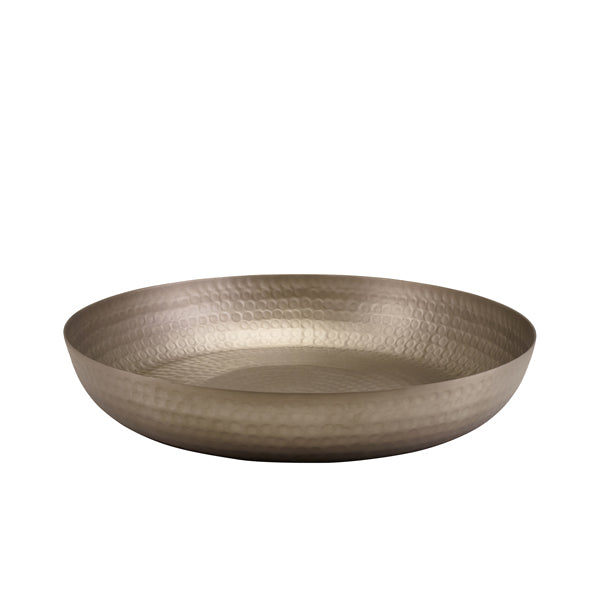 Vintage Hammered Aluminium Platter 44cm