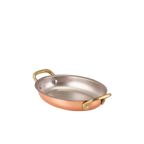 GenWare Copper Plated Oval Dish 16.5 x 12.5cm