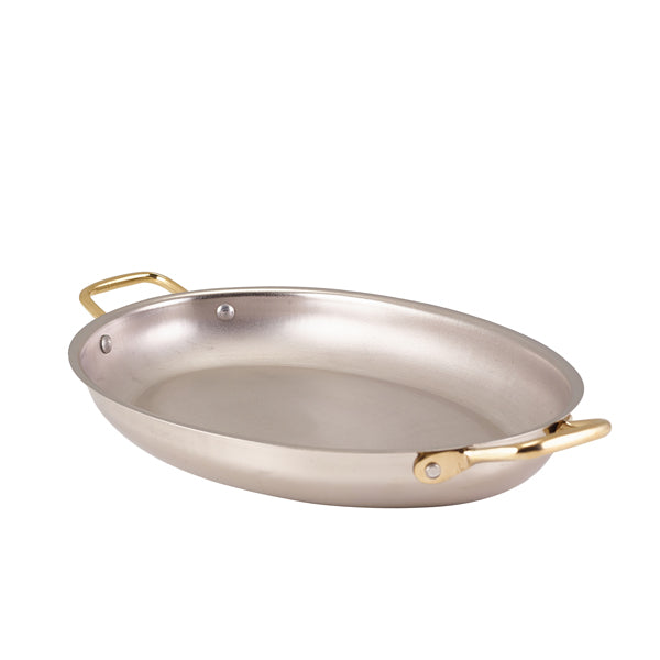 GenWare Stainless Steel Oval Dish 30 x 21cm
