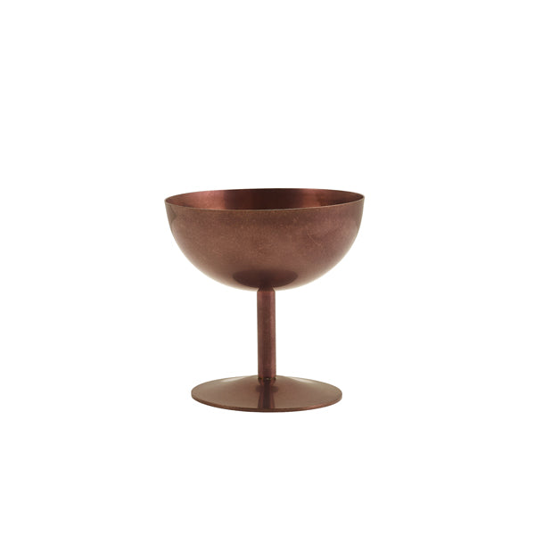 Copper Vintage Steel Stemmed Sundae Cup 10cm