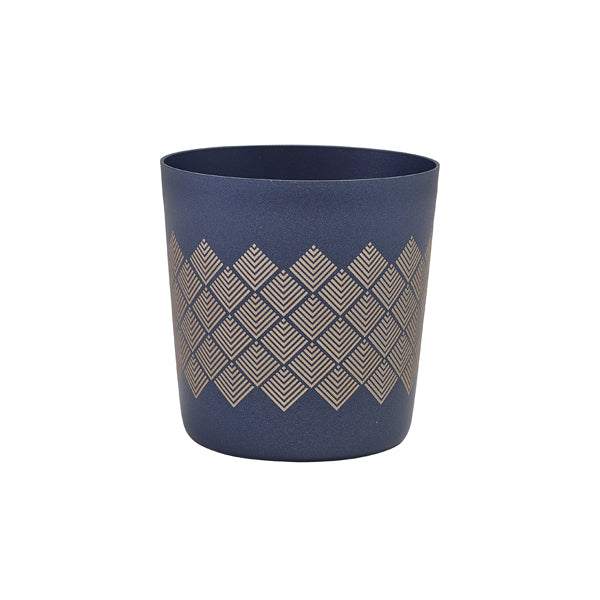 GenWare Metallic Blue Diamond Serving Cup 8.5 x 8.5cm