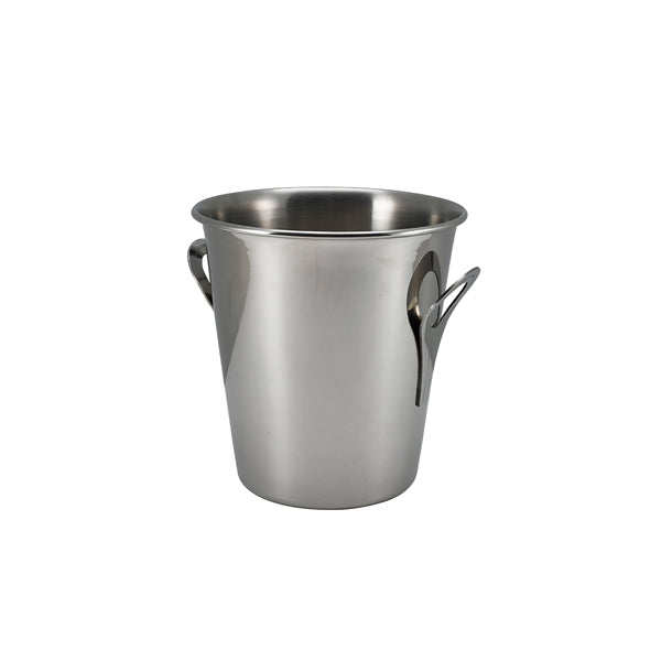 S/St. Wine Bucket Tulip Design -St/St Handles