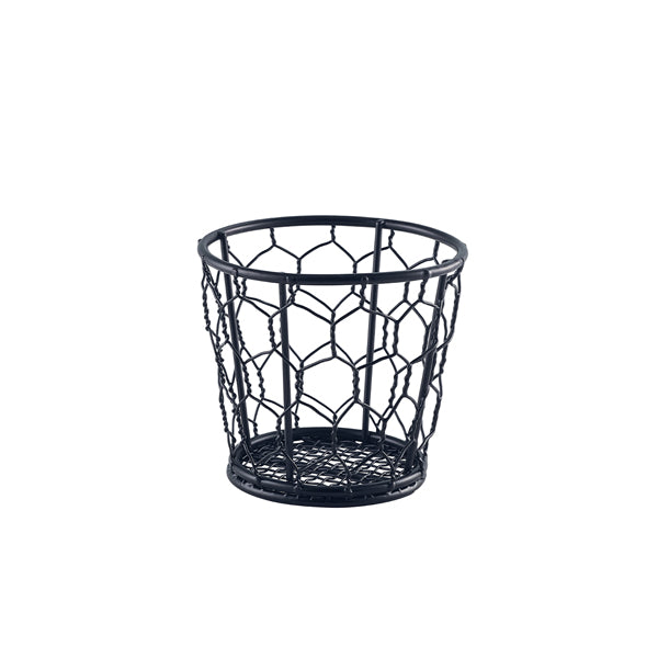 Black Wire Basket 10cm Dia