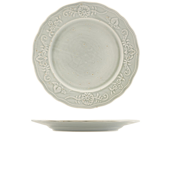 Reverie Porcelain Iris Winged Plate 30cm