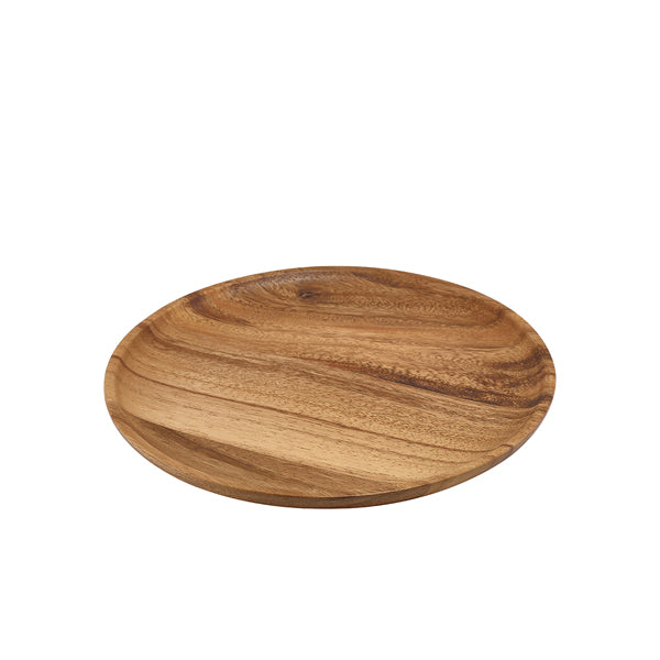 Acacia Wood Serving Plate 26cm
