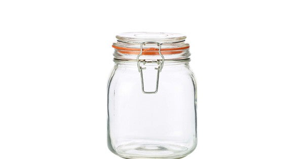 Genware Glass Terrine Jar 1L