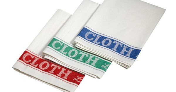 Linen Union Glass Cloth 51X76cm 5Pcs Mix Clrs
