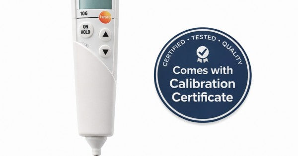 Testo 106 Digital Thermometer c/w Calibration Certificate
