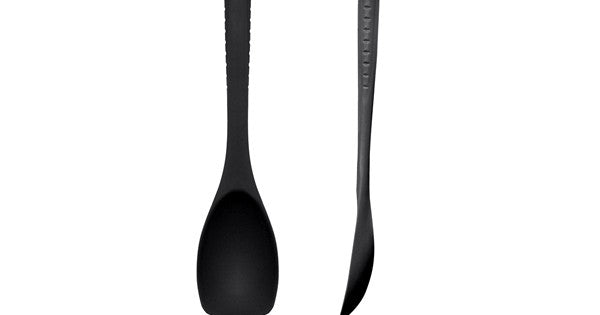 Black Silicone Spoon 30cm