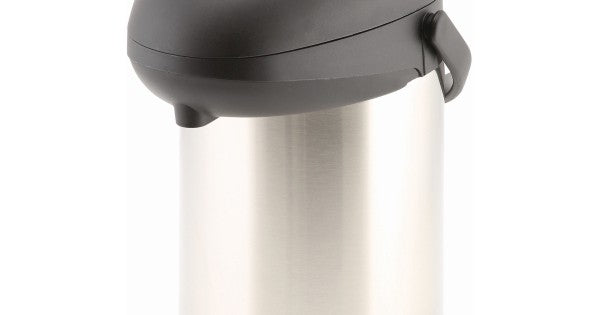 Tea Inscribed St/St Vacuum Pump Pot 2.5L