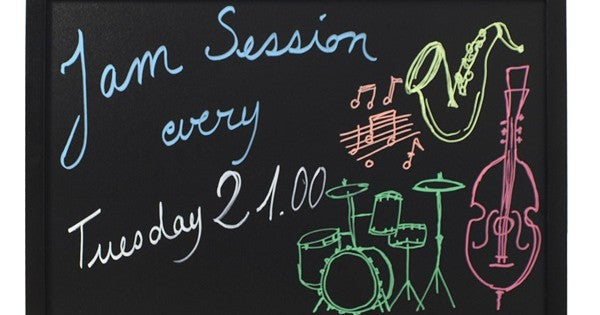 Wall Chalk Board 40 x 60cm Black