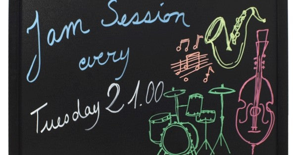 Wall Chalk Board 60 x 80cm Black