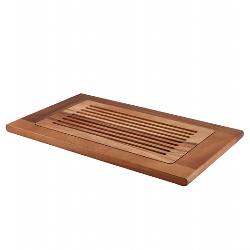 Acacia Wood Slatted Chopping Board GN 1/1