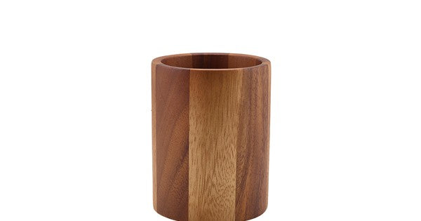 GenWare Acacia Wood Cutlery Cylinder