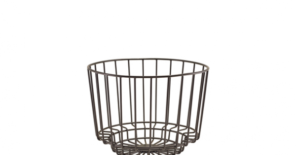 GenWare Black Deco Display Basket 25 x 18cm