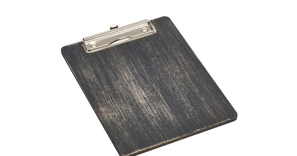 Black Wooden Menu Clipboard A5 18.5x24.5x0.6cm