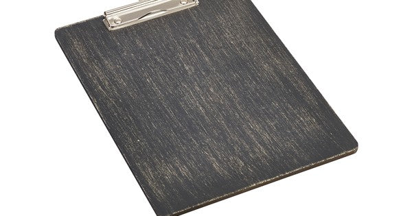 Black Wooden Menu Clipboard A4 24x32x0.6cm
