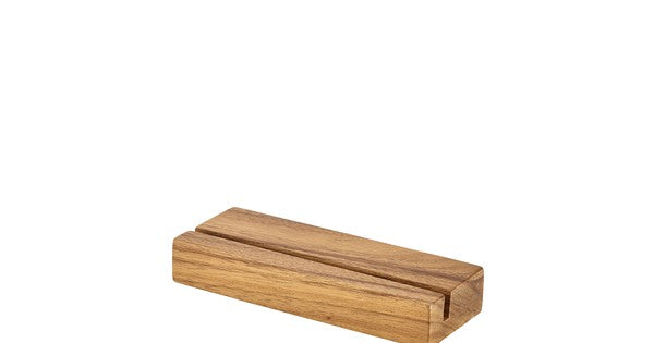 Acacia Wood Menu Stand 20 x 3.2 x 7.5cm
