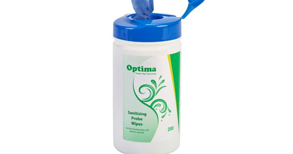 Probe Wipes Tub Of 200 13X13cm