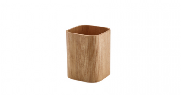 GenWare Light Wood Veneer Cutlery Holder