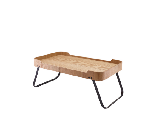 GenWare Light Wood Veneer Room Service Tray 59 x 30 x 23cm