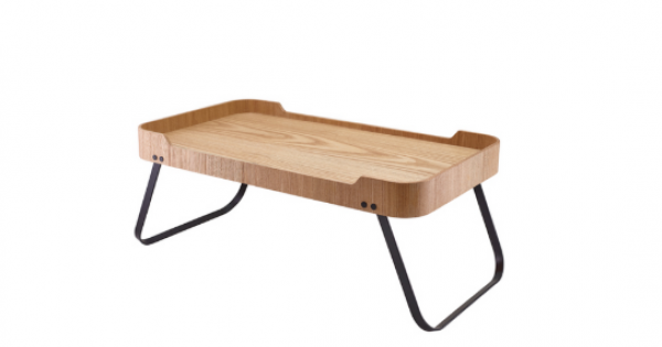 GenWare Light Wood Veneer Room Service Tray 59 x 30 x 23cm