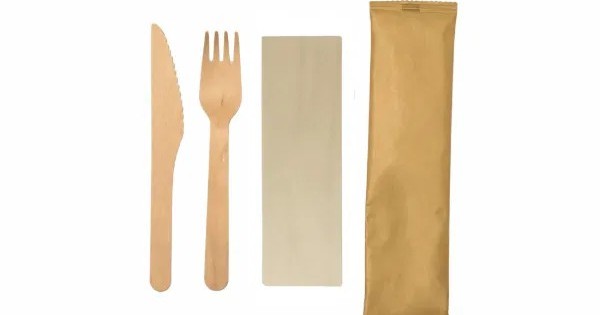 3 In 1 Wooden Cutlery Set (250/Case)