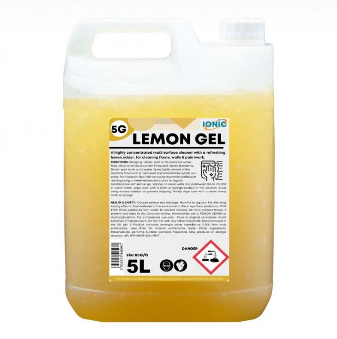 5G Lemon Gel Floor Cleaner (2x5L)