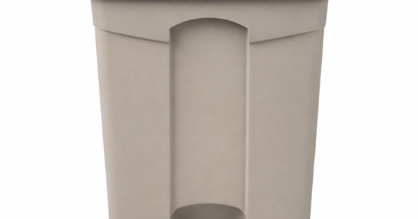 Jantex Kitchen Pedal Bin Beige - 65Ltr