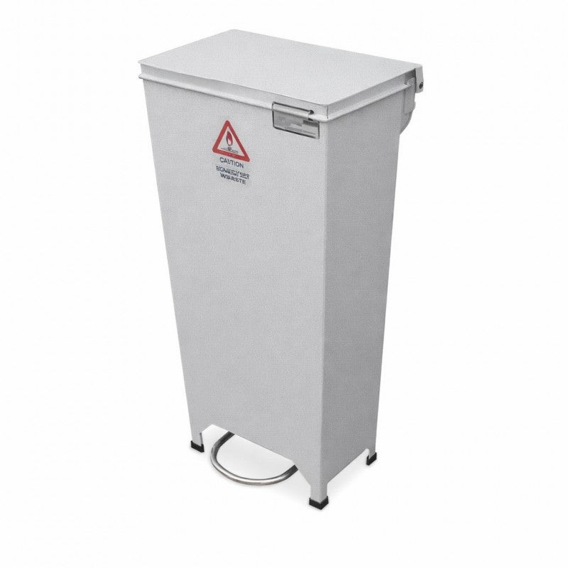 Medium Metal Fully Enclosed Bin 50Ltr