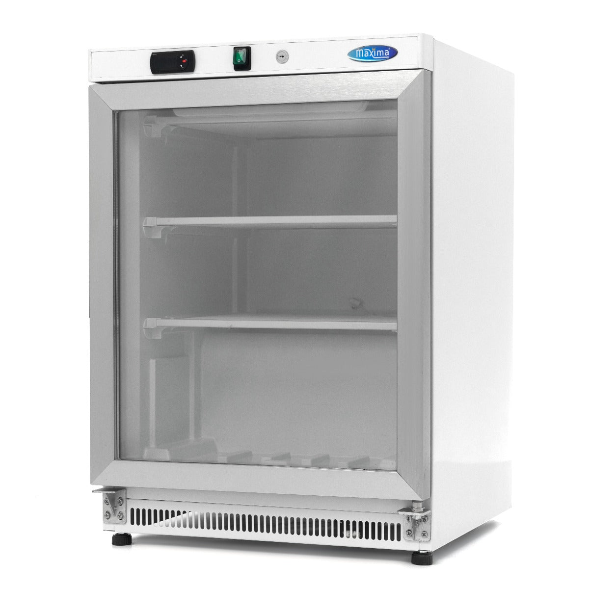 Freezer - 200L - White - with Glass Door