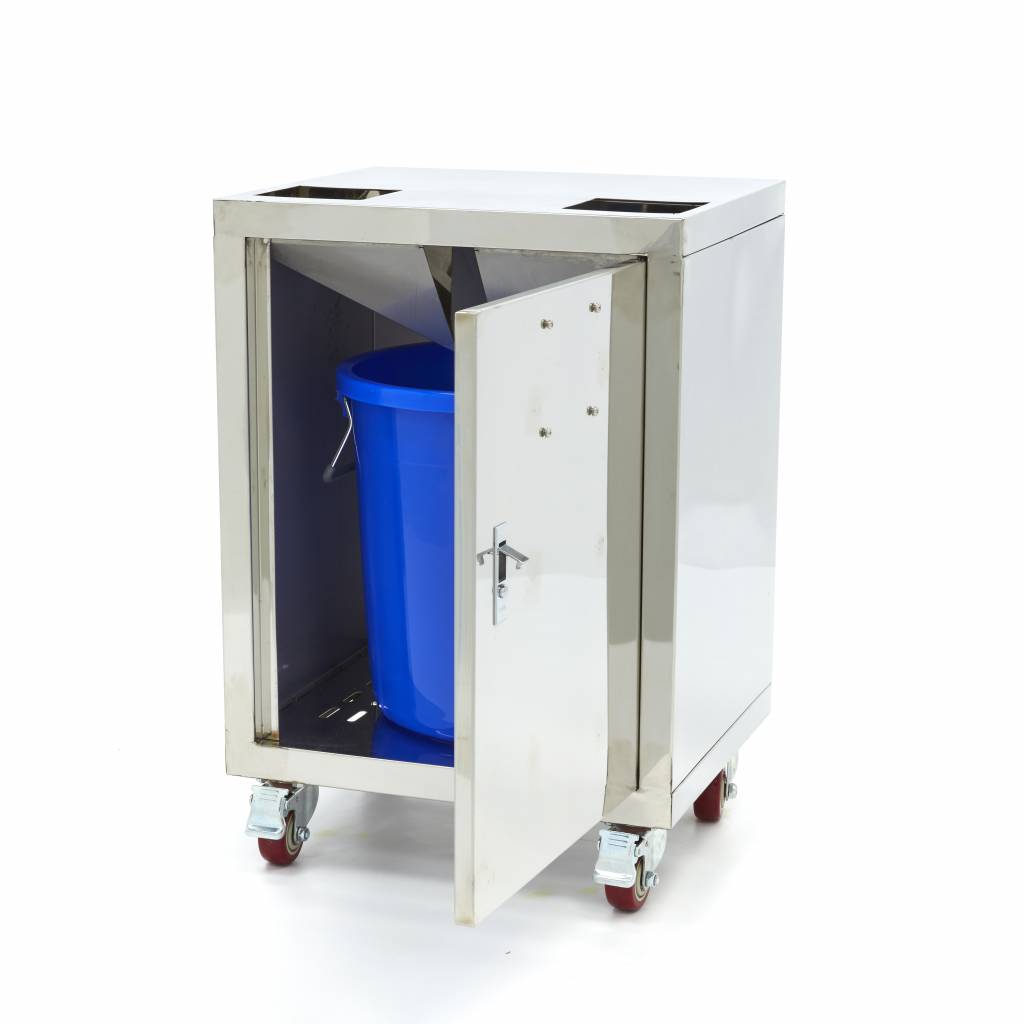 Orange Juicer Trolley - Compact - incl Waste Bucket - on Wheels