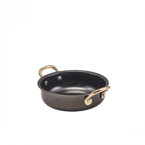 GenWare Black Vintage Steel Round Dish 13.5 x 3.75cm